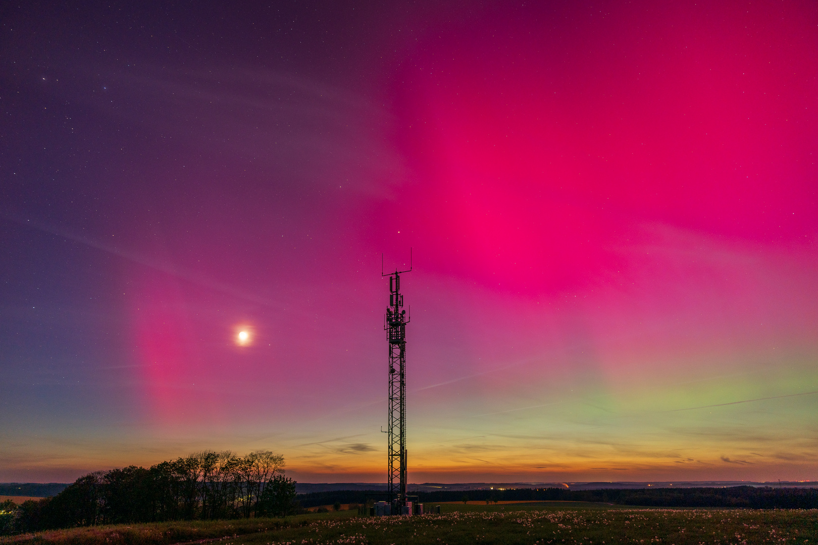 Polarlichter über dem Vogtland