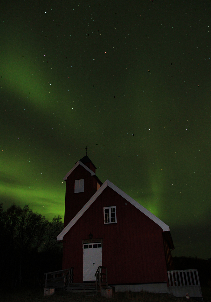 Polarlichter über den Lofoten