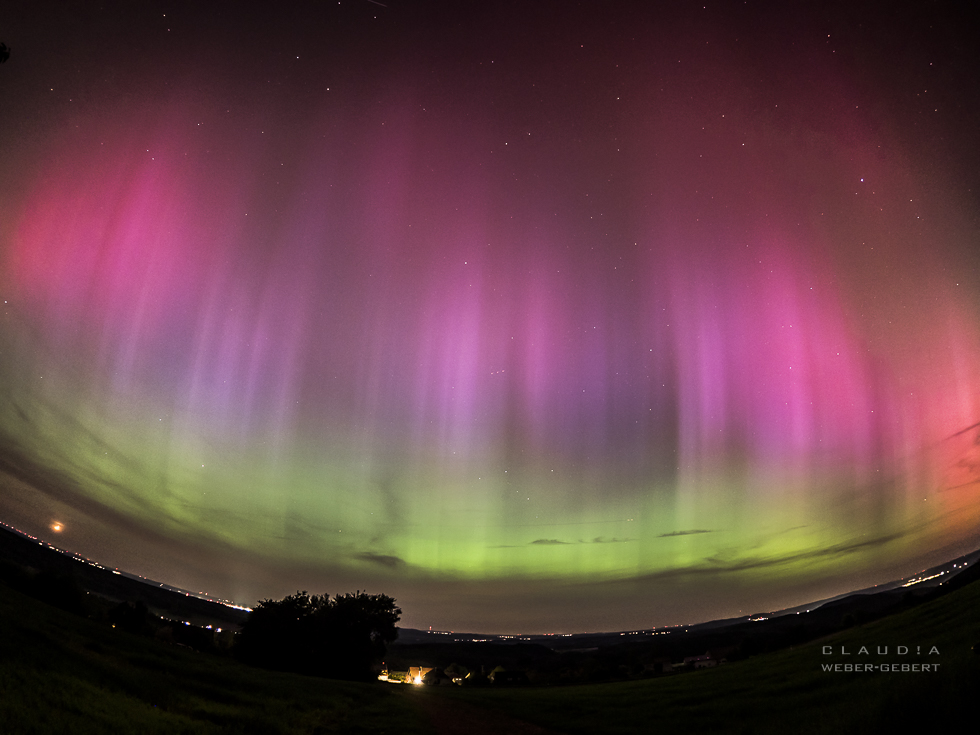 Polarlichter über der Eifel - 10. -11. Mai 2024