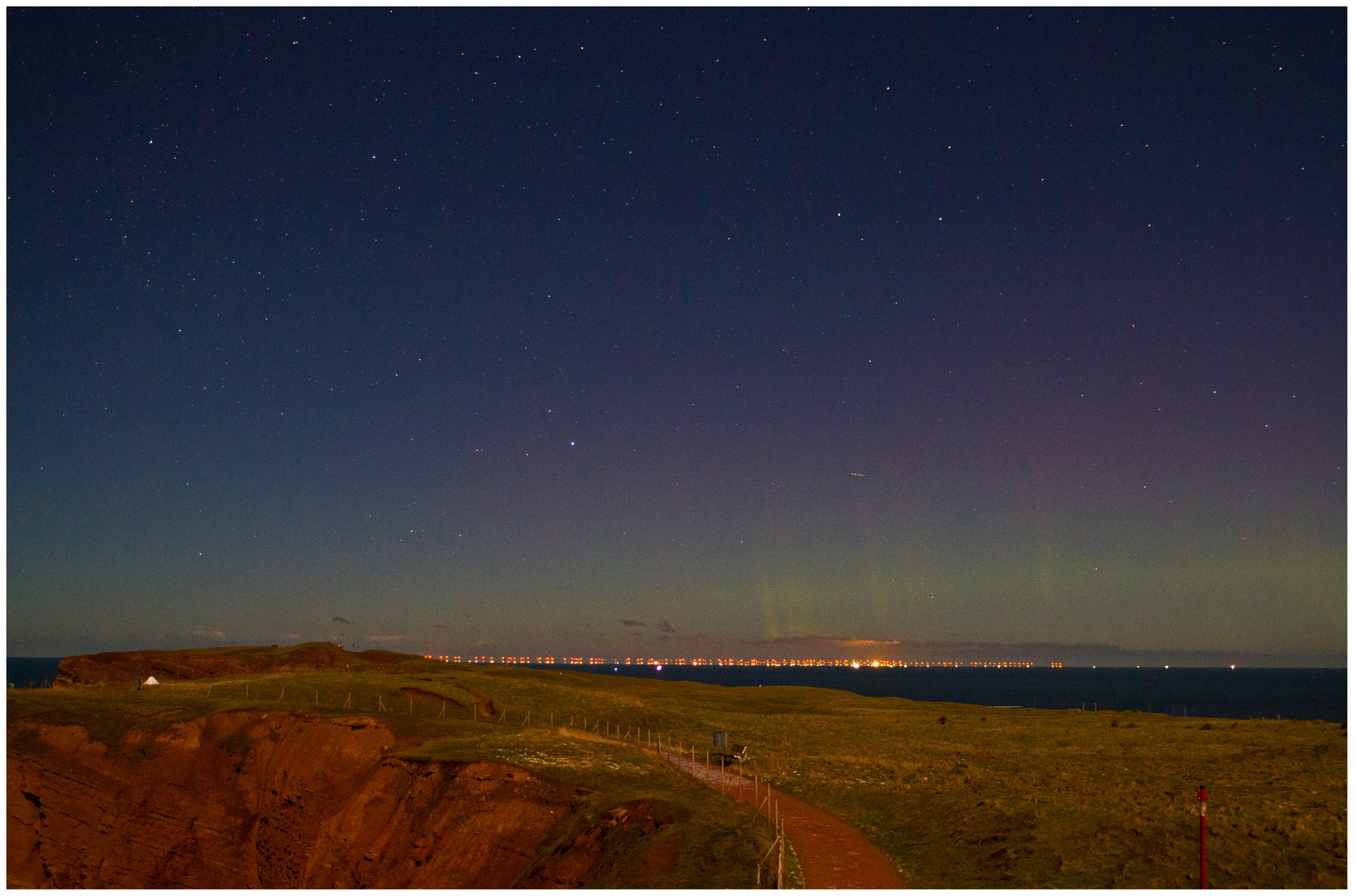 POLARLICHTER über der Nordsee