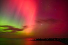 Polarlichter über der Ostsee
