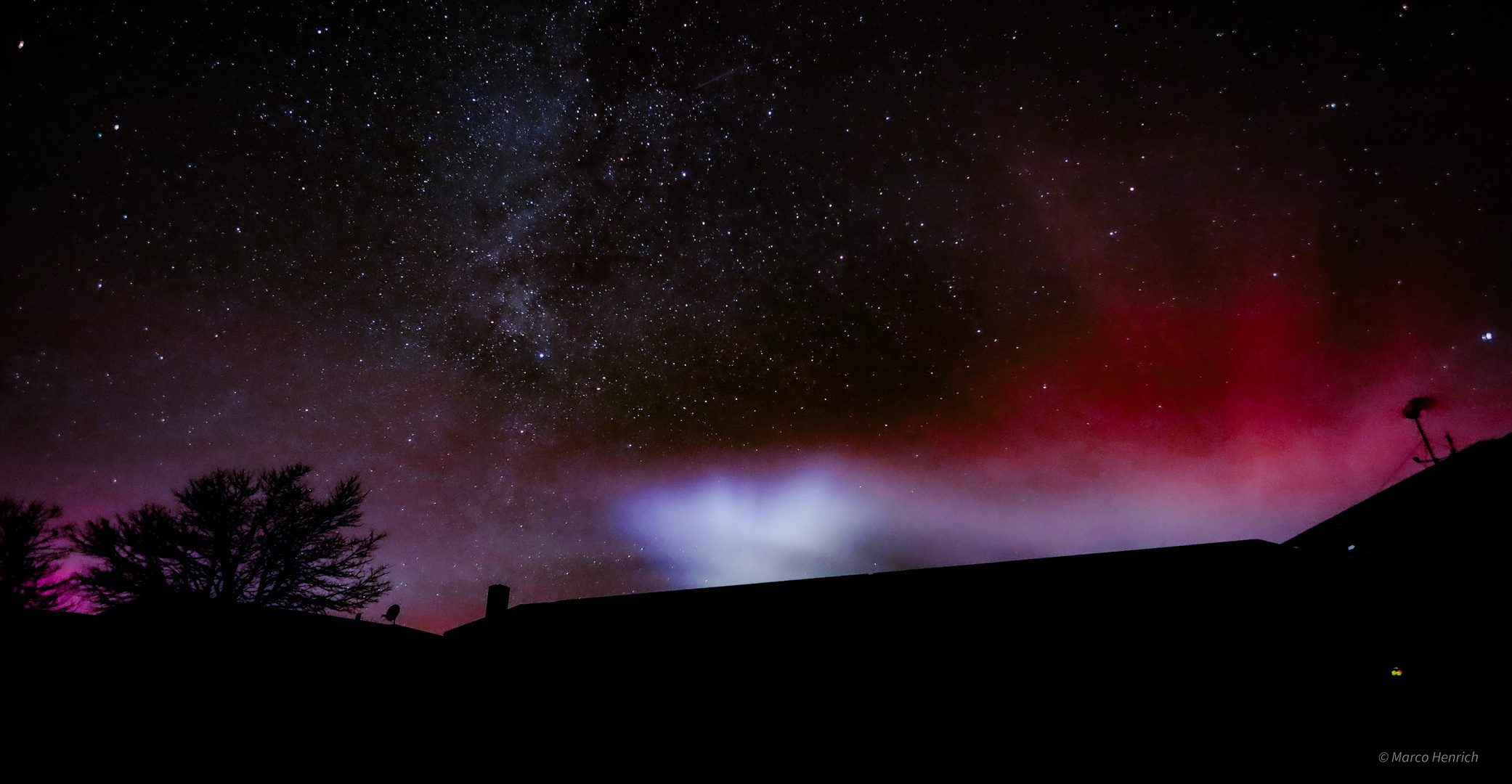 Polarlichter über der Wasserkuppe