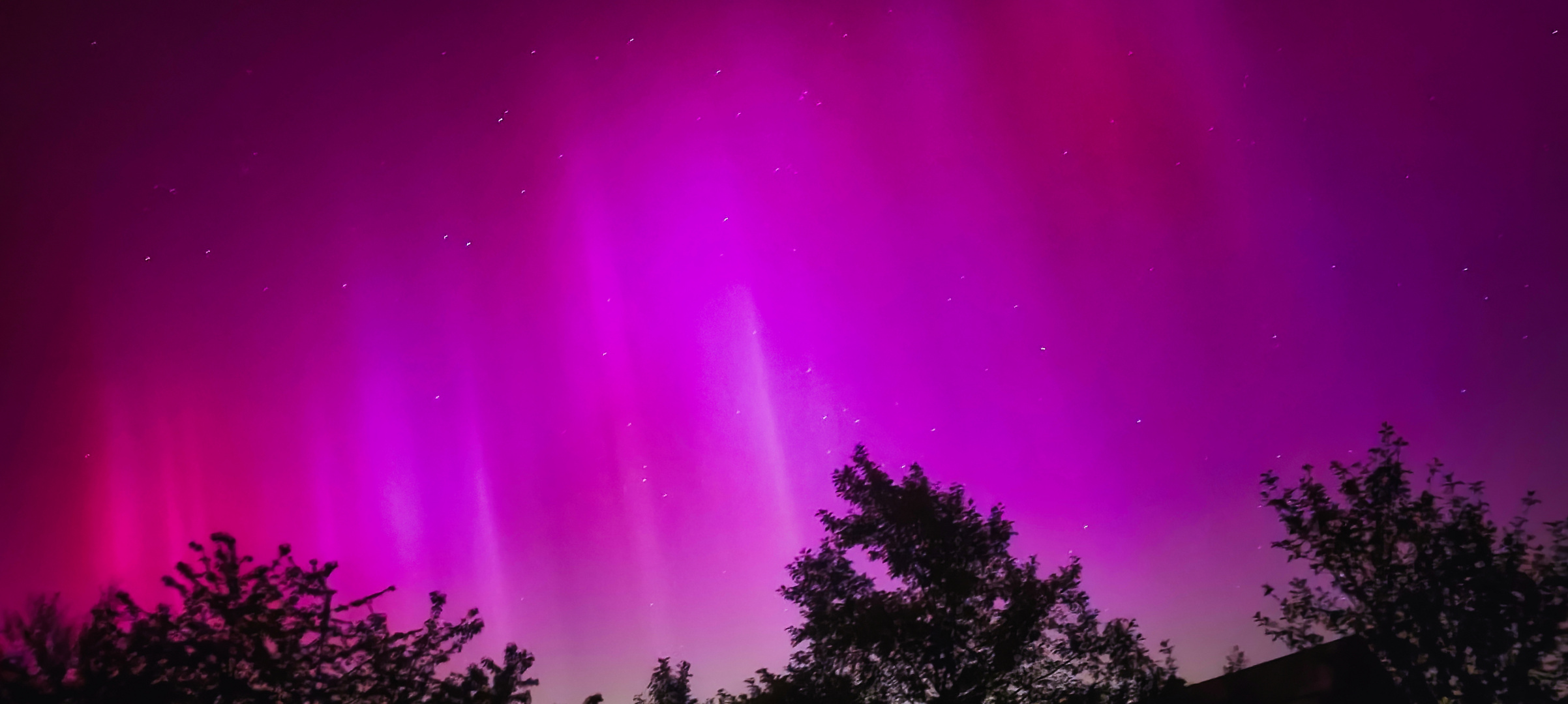 Polarlichter über Franken