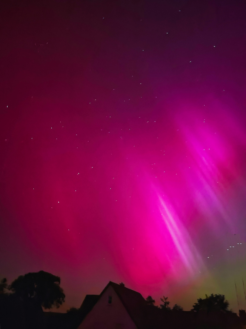 Polarlichter über Franken