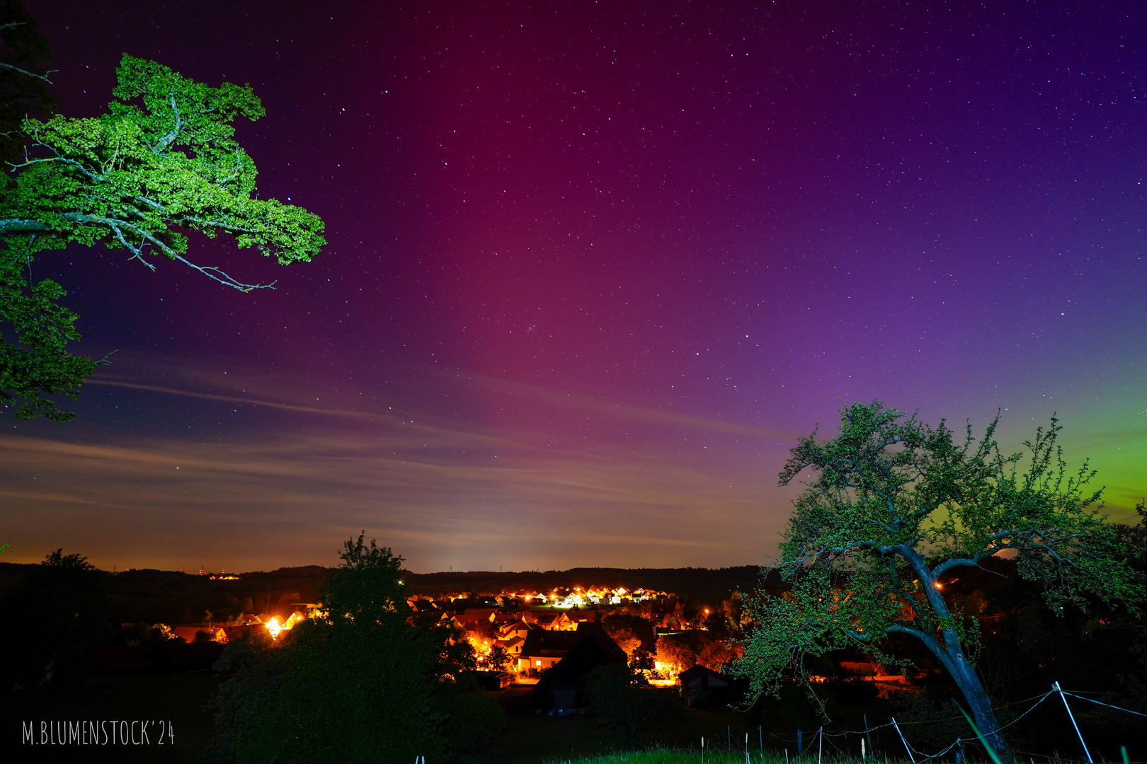 Polarlichter über Frankenhardt II