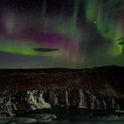 Polarlichter über Hraunfossar