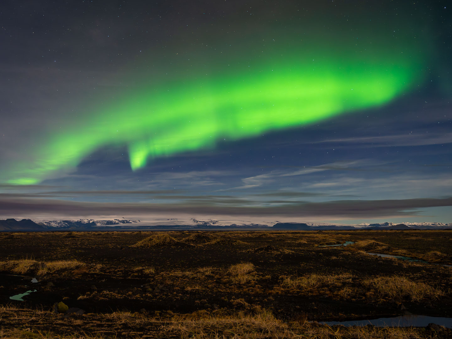 Polarlichter über Island