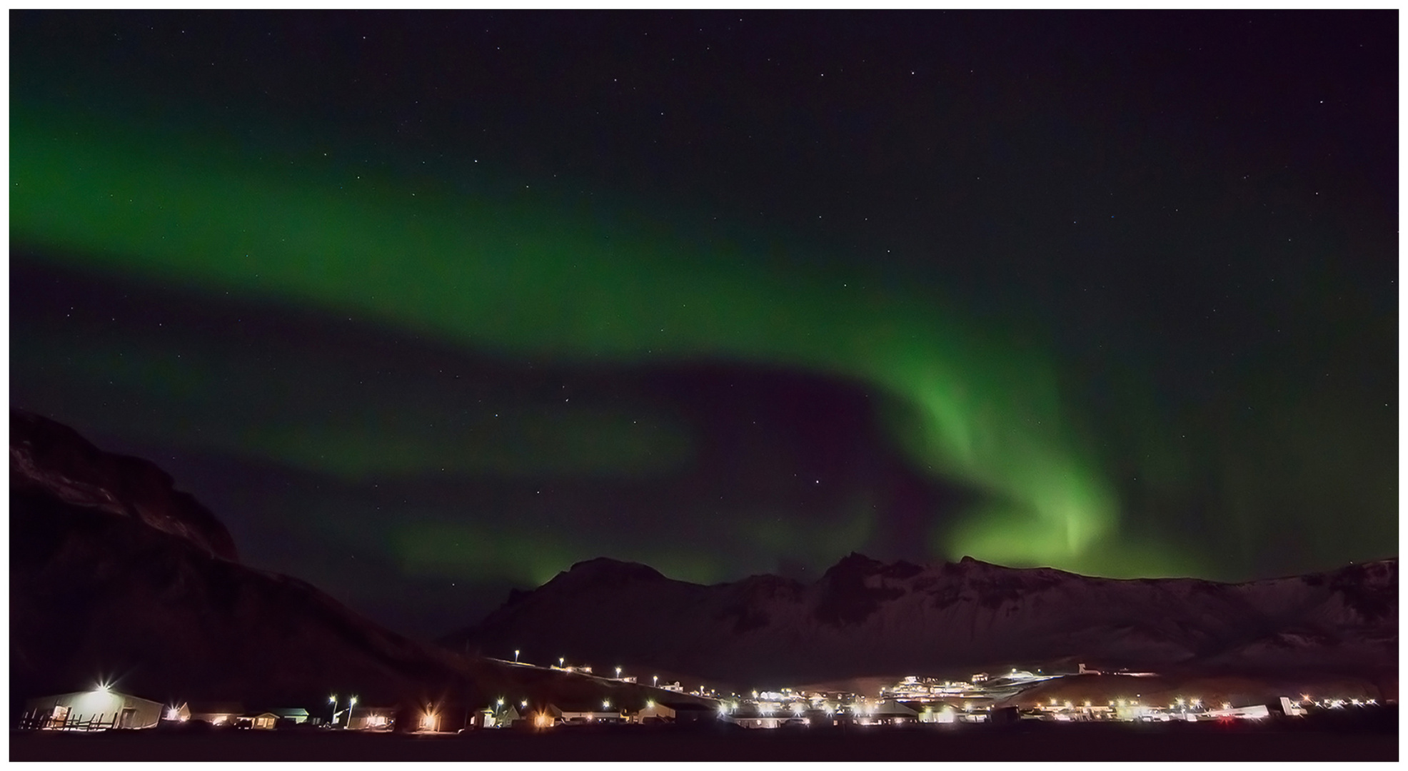 Polarlichter über Island