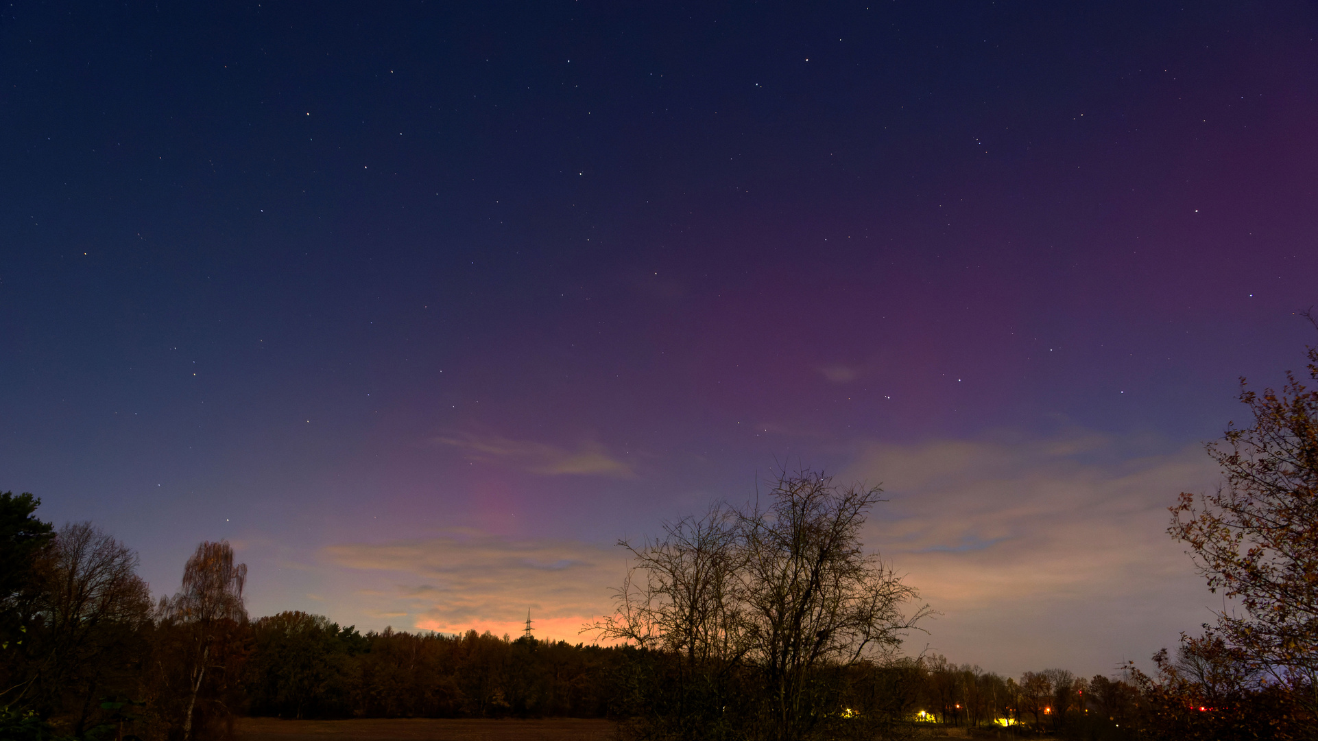 Polarlichter über Lüneburg Foto & Bild himmel, himmel & universum