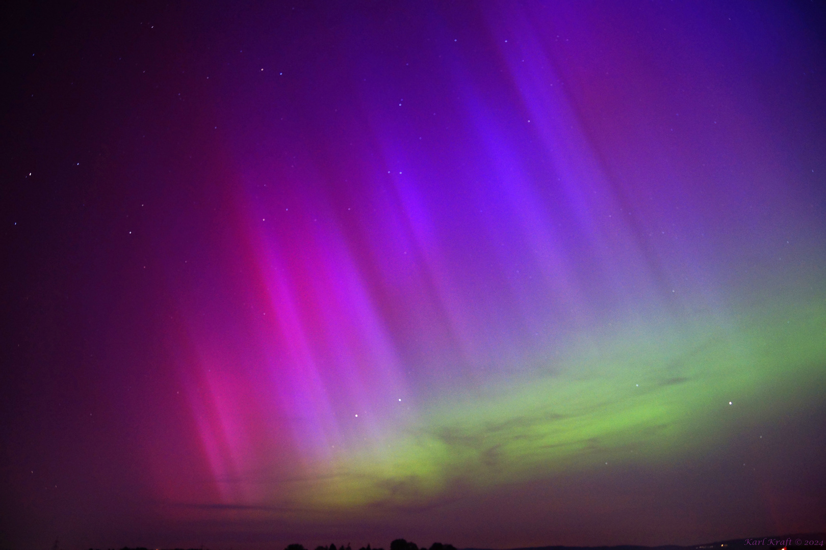 Polarlichter über Mainz I