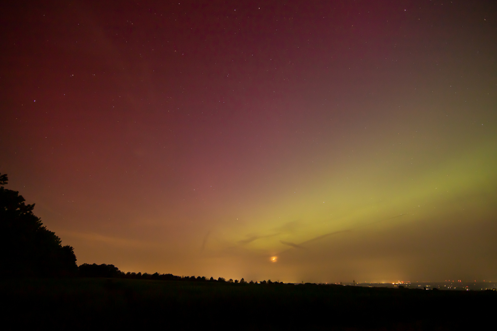 Polarlichter über NRW im Mai - Bild 1