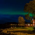 Polarlichter über Sørkil Fjordcamping