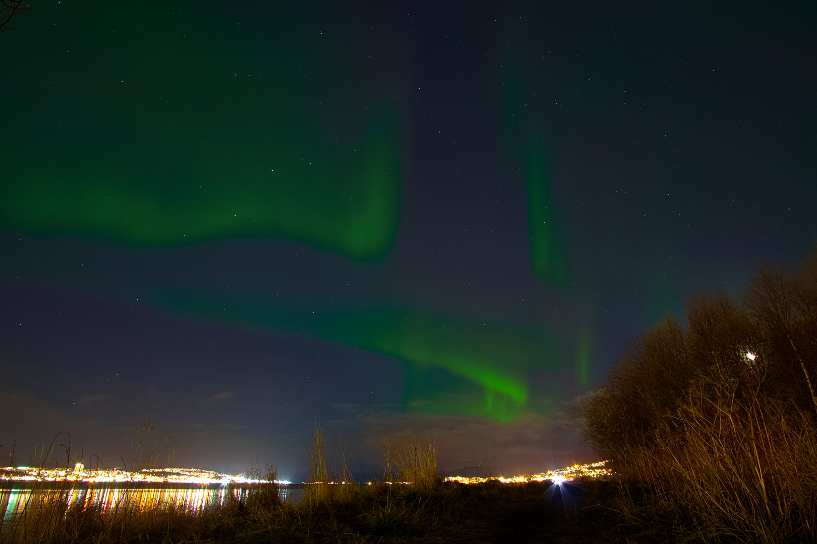 Polarlichter über Tromsø