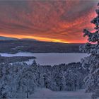 Polarnacht in Lappland