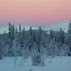 Polarnacht in Lappland 