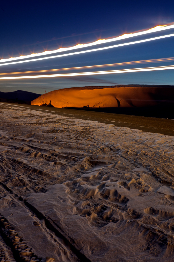 Polarnacht, Longyearbyen, Spitzbergen, 78°N