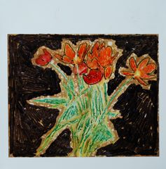 Polaroid-Blumen III