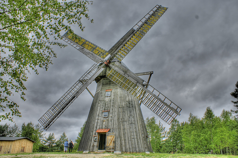 Polen - Kaschubisches Freilichtmuseum in Wdzydze Kiszewskie .