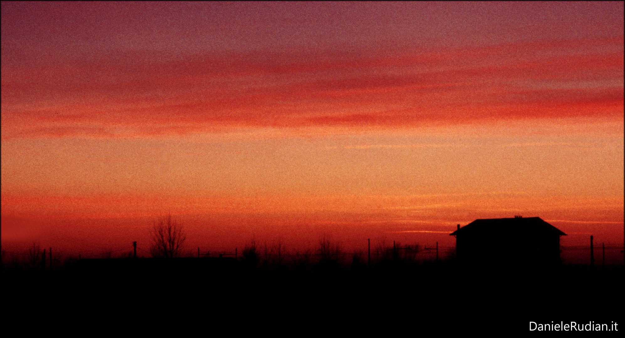 Polesine - tramonto in periferia