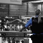Police Officer at munich trainstation