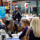 police officer on the horse