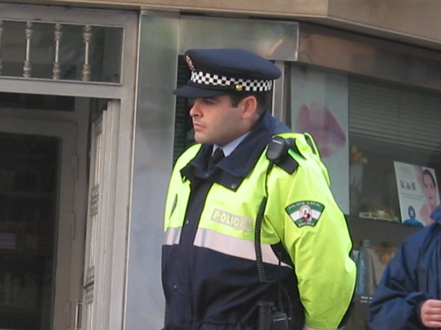Police on my back