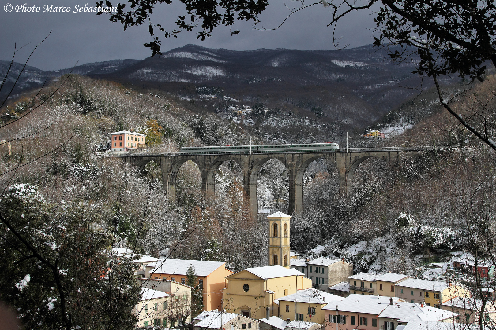 "Polifemo" sul ponte di Piteccio