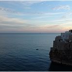 Polignano a Mare, südlich von Bari um 5.59Uhr Terrassenausblick :)