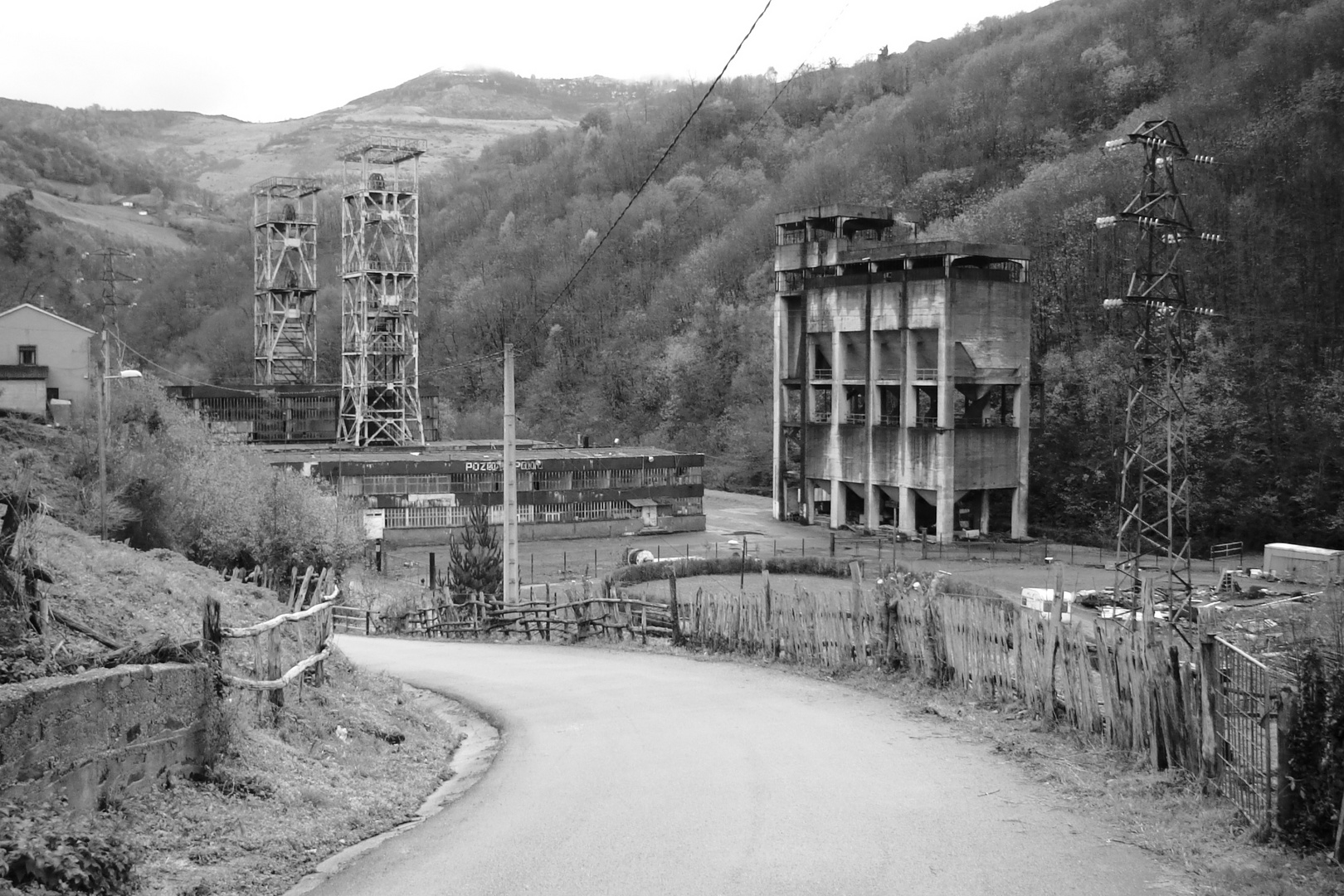 Polio colliery. Asturias; Northern Spain