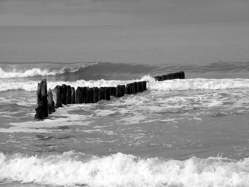 Polish sea in autumn