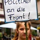 Politiker an die Front