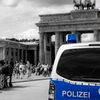 Polizei am Brandenburger Tor