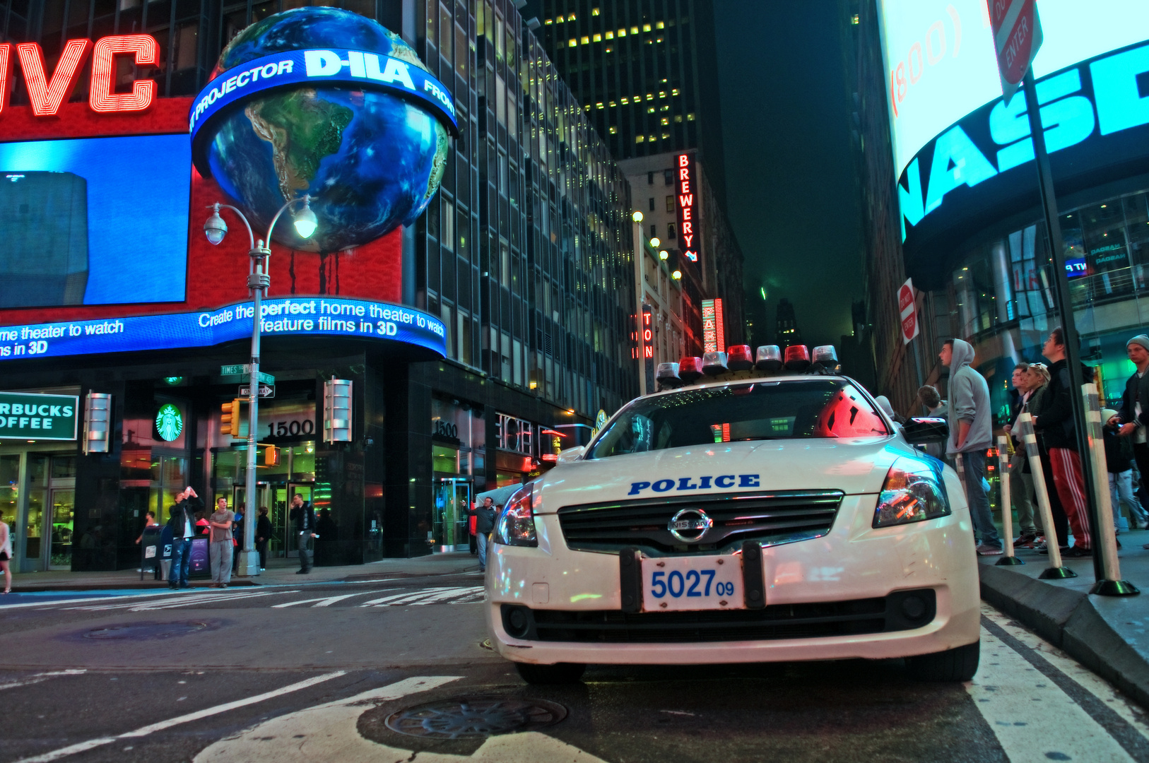 Polizei am Times Square