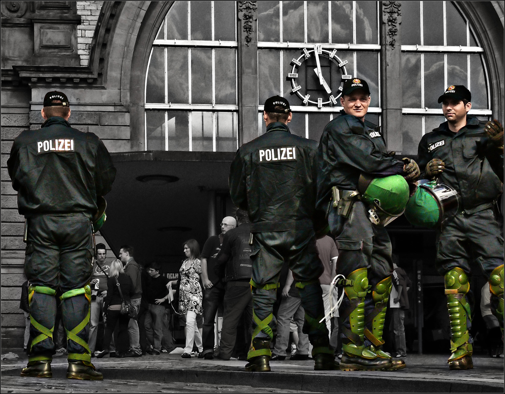 Polizei Aufgebot