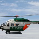 Polizei-Hubschrauber am DUS