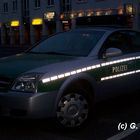 Polizei im Reflektierenden Look