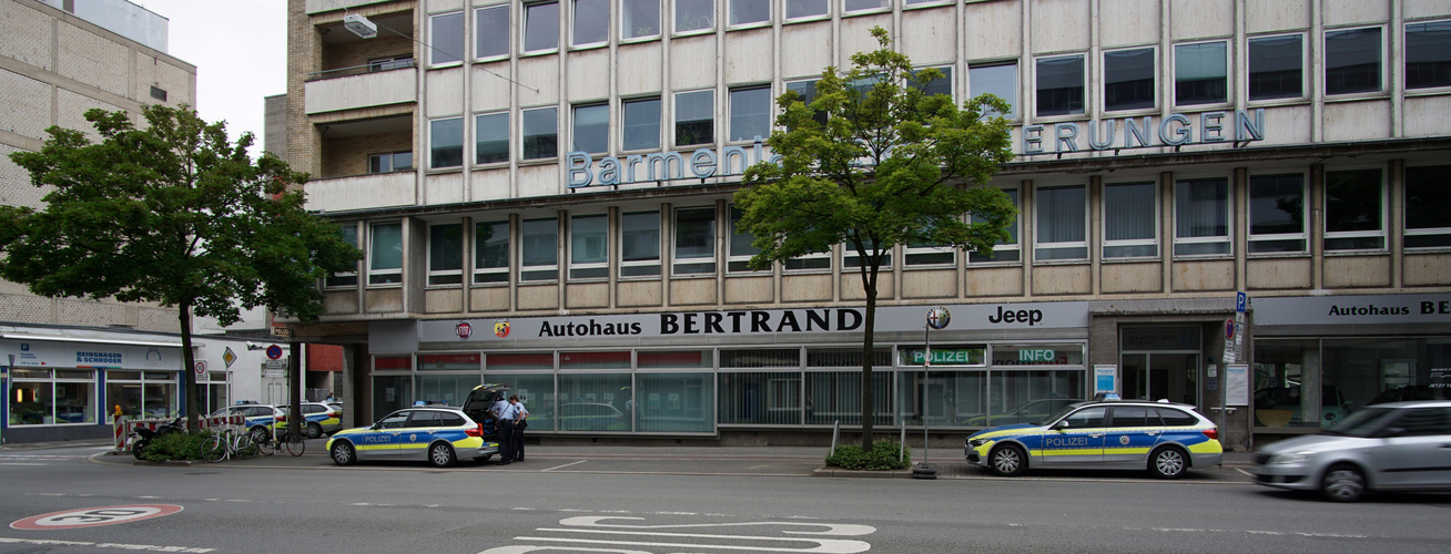 Polizei mit Sponsoren