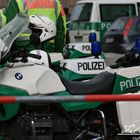 Polizei vor dem Berliner Reichstag