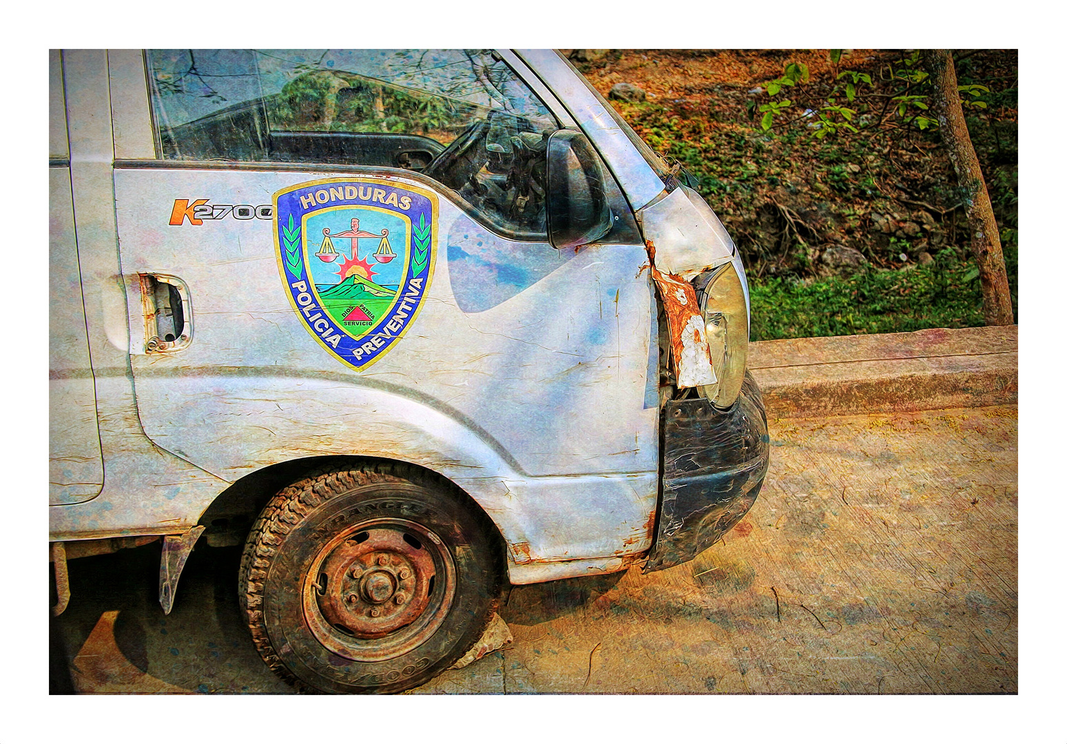 Polizeiauto in Honduras :-)