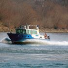 Polizeiboot auf dem Rhein