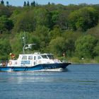 Polizeiboot auf der Elbe