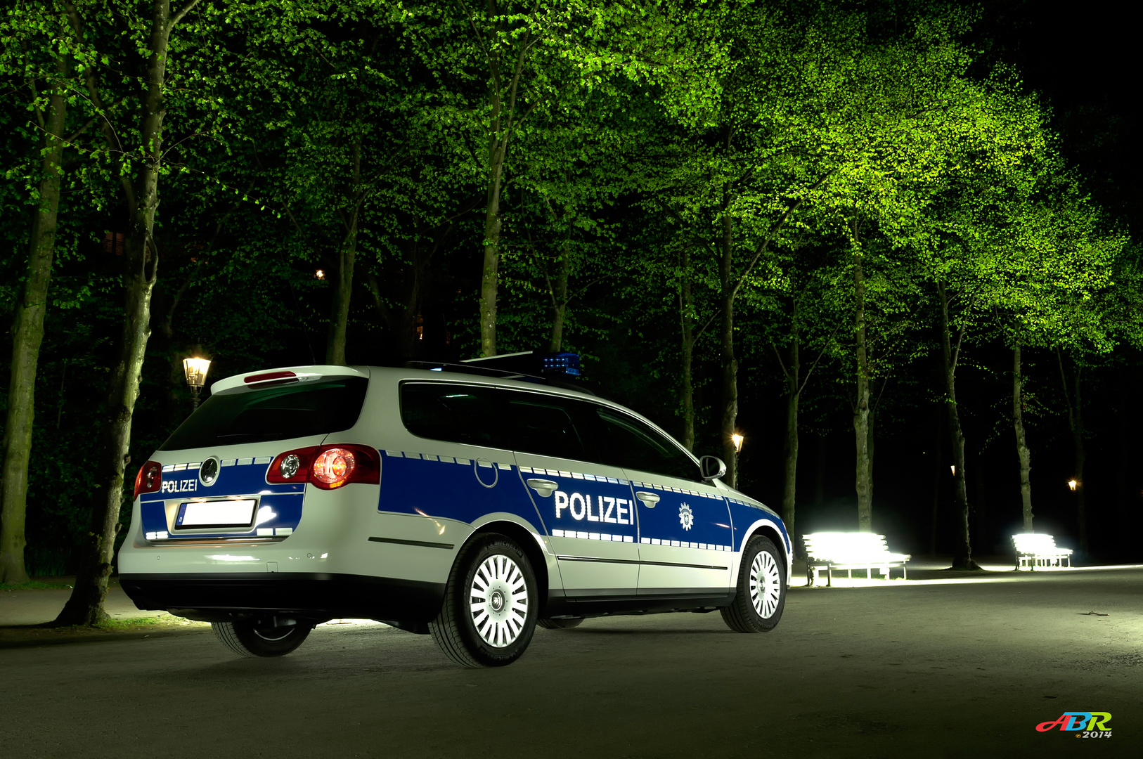 Polizeifahrzeug