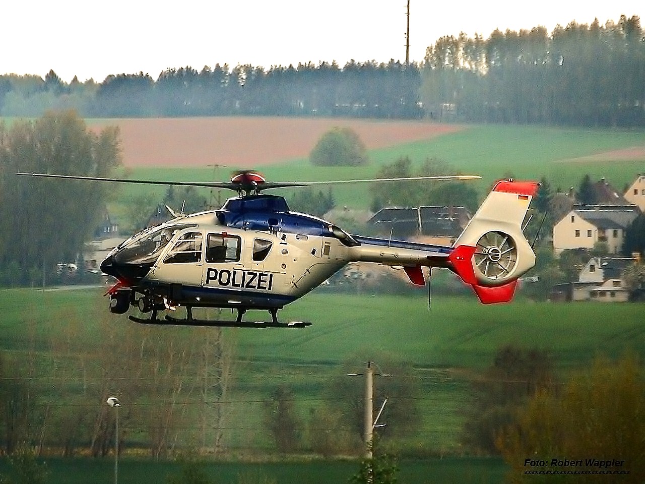 Polizeihubschrauber der Hubschrauberstaffel Dresden