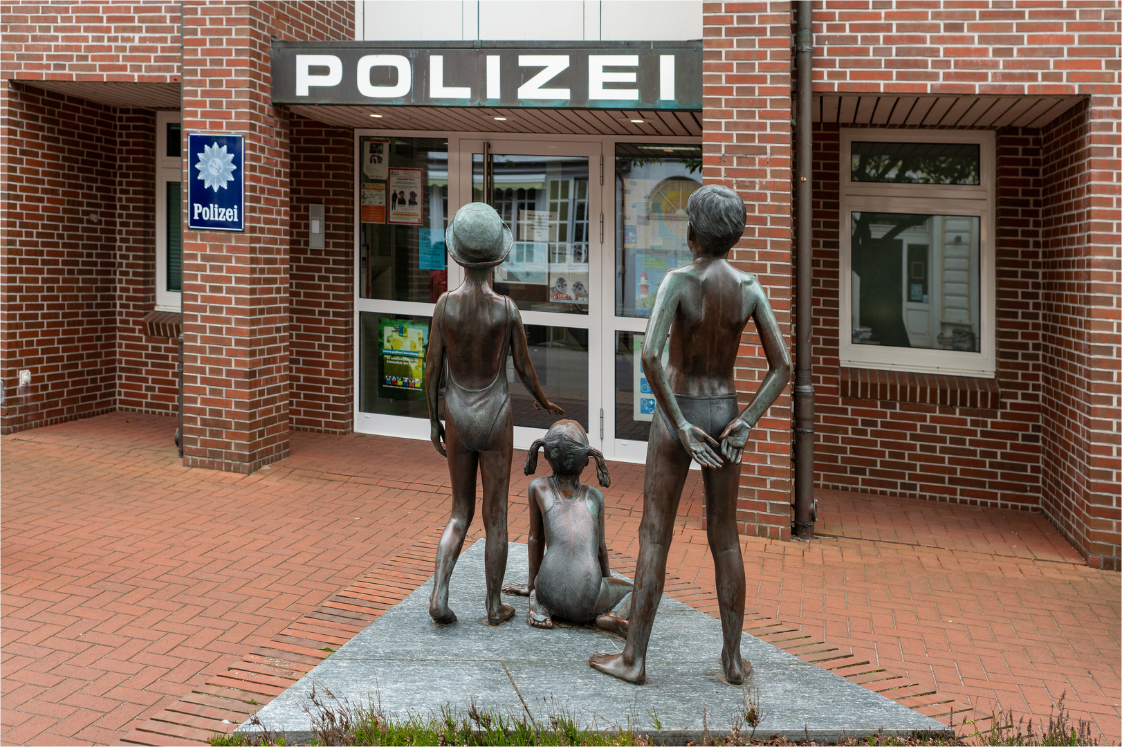 Polizeiposten auf Borkum