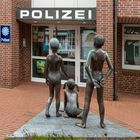 Polizeiposten auf Borkum