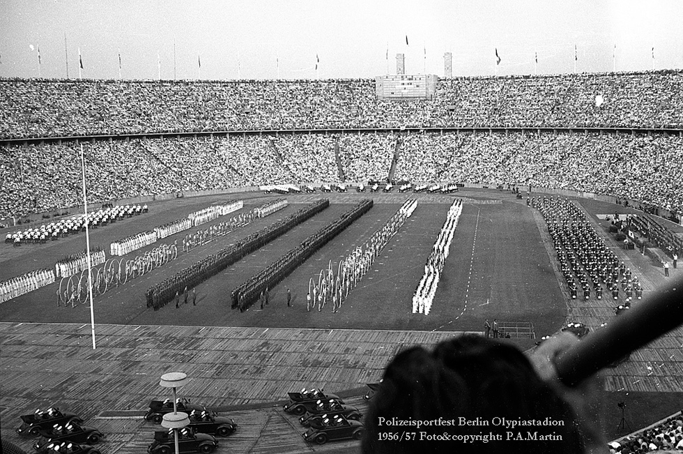 Polizeisportfest Berlin, wohl 1956/57