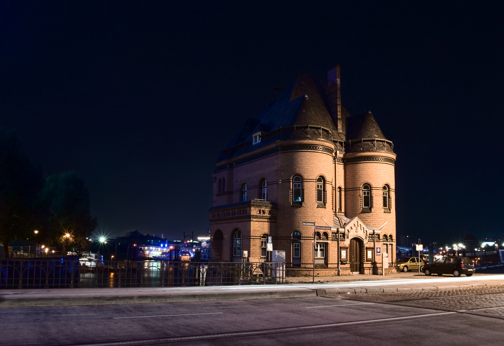 Polizeistation am Hafen