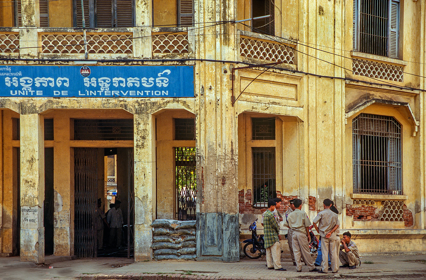 Polizeistation in Phnom Penh