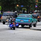Polizeistreife in Atlanta, GA