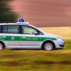 Polizeiwagen im Einsatz